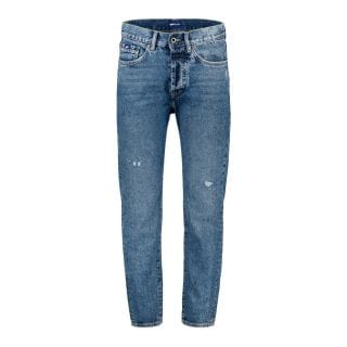 Gas Abbigliamento A3139 Jeans Tapered Theo Lung 28 Casual Uomo