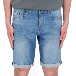 Gas Abbigliamento B0099pe26 Bermuda In Denim 8" Once Albert Rev Casual Uomo