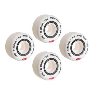 Globe 10125038 Ruote G2 Conical Street 101a - 53mm Skateboard Skateboarding Uomo