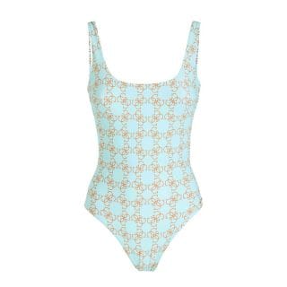 Guess E02j21 Mc03i Costume Intero Logo All Over Donna Mare Donna