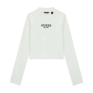 Guess J4yi49 Maglia Ml Stretch Rib Bambina Abbigliamento Bambino Junior