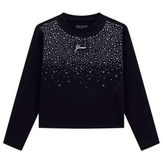 Guess J5bi06 Maglia Ml Strass Bambina Abbigliamento Bambino Junior