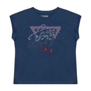 Guess J5gi01 T-shirt 4 G Fiori Ricamo Bambina Abbigliamento Bambino Junior