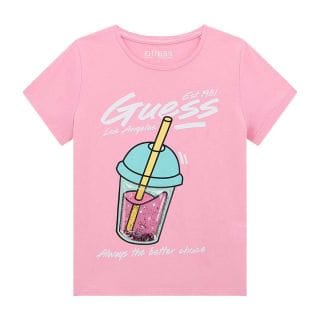 Guess J5gi31 T-shirt Cannuccia Bambina Abbigliamento Bambino Junior