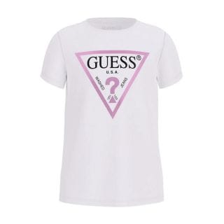 Guess J73i56 T-shirt Triangolo Bambina Abbigliamento Bambino Junior