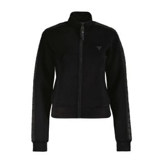 Guess V2yq17k7uw2 Felpa Full Zip Logo Maniche New Allie Donna Casual Donna