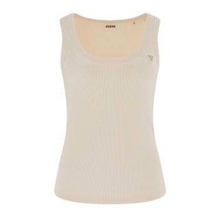 Guess V4yp06k8rt2 Canotta Logo Metallico Colette Donna Casual Donna