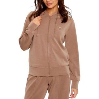 Guess V4yq06kcay2 Felpa Full Zip Cappuccio Olympe Donna Casual Donna