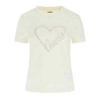 Guess V5bi13j1314 T Shirt Love Guess Donna Casual Donna
