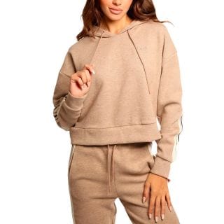 Guess V5bq14kcx52 Felpa Cappuccio Effetto Maglia Muriel Donna Casual Donna