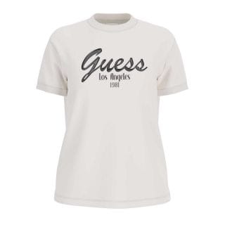 Guess V6gi16k2983 T Shirt Logo Gommato Andrea Donna Casual Donna