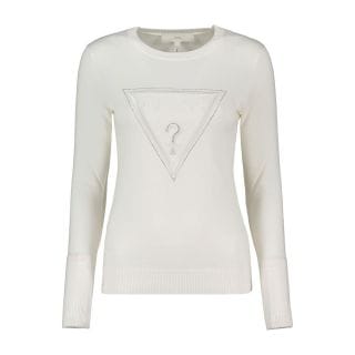 Guess W3rr48z2nq2 Maglione Logo Strass Eloise Donna Casual Donna