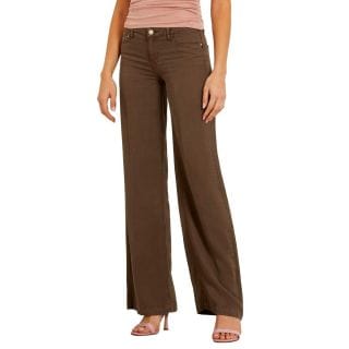 Guess W4ga96wdp85 Pantalone Fluide In Tence Sexy Palazzo Donna Casual Donna