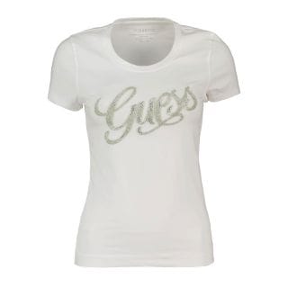 Guess W4gi30j1314 T-shirt Script Donna Casual Donna
