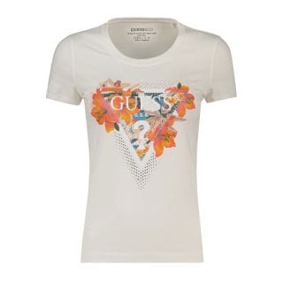 Guess W4gi62j1314 T-shirt Mc Tropical Donna Casual Donna