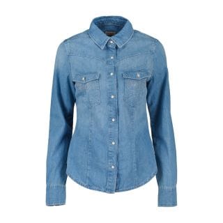 Guess W4rh76d59k2 Camicia Jeans Equity Donna Casual Donna