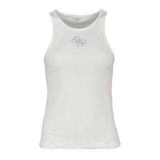 Guess W4rp43kazh2 Canotta Logo Guendalina Donna Casual Donna