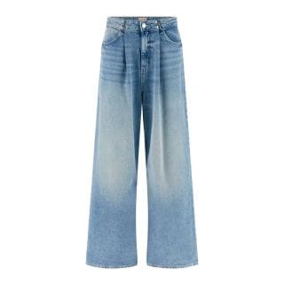 Guess W5ba3td0742 Jeans Wide Leg Adjustable Donna Casual Donna