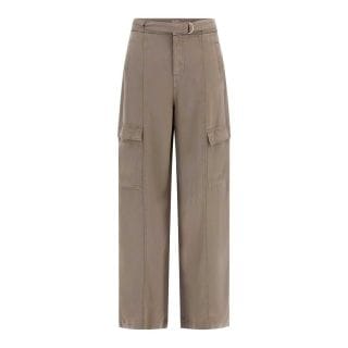 Guess W5ga1twdp85 Pantalone Cargo Wide Agatha Donna Casual Donna