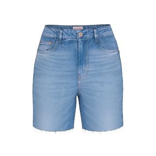 Guess W5gd47d5b94 Short In Denim 80' Pedal Donna Casual Donna