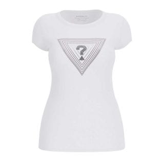 Guess W5gi43ka0q1 T Shirt Triangle Ompre Re 3 Donna Casual Donna