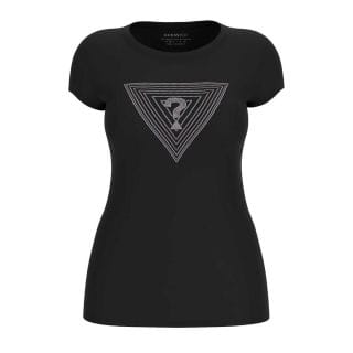Guess W5gi43ka0q1 T Shirt Triangle Ompre Re 3 Donna Casual Donna
