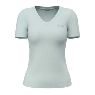 Guess W5gp31kcsx2 T Shirt Scollo V Light Basic Donna Casual Donna
