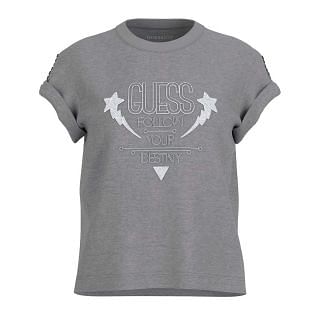 Guess W5ri06i3z14 T Shirt Sl Strass Detail Donna Casual Donna