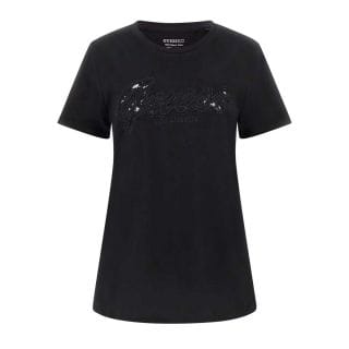 Guess W5ri08k9rm1 T Shirt Script Lscrlogo Donna Casual Donna