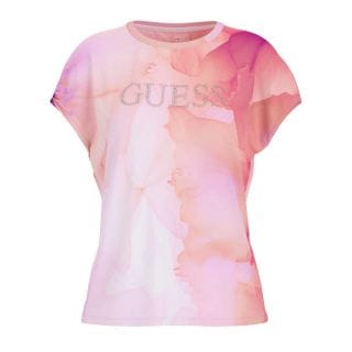 Guess W5ri09k68d2 T Shirt Logo Kimono Donna Casual Donna