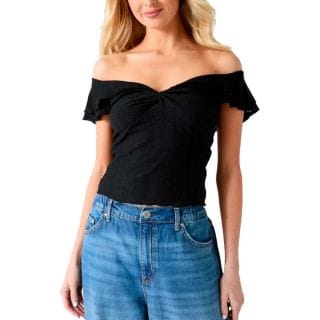 Guess W6gp23k3106 Top Sangallo Teodolinda  Donna Casual Donna