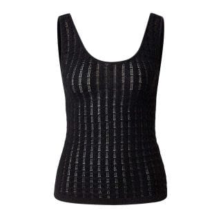 Guess W6gr08z0589 Top Smanicato In Maglia Rosaline Donna Casual Donna