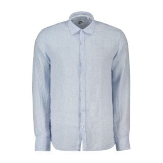 Hang On M43a464 Camicia In Lino Casual Uomo
