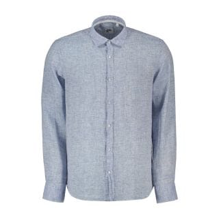 Hang On M43a464 Camicia In Lino Casual Uomo