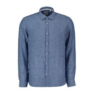 Hang On M43a464 Camicia In Lino Casual Uomo