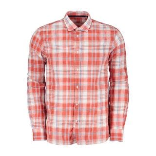 Hang On M43a760 Camicia Collo Minimal Lino Cotone Casual Uomo