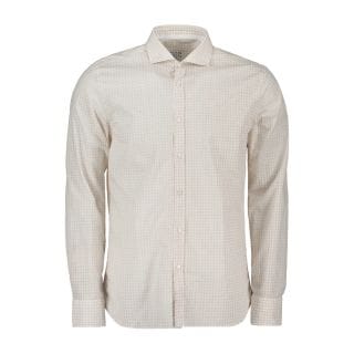 Hang On M43b245 Camicia Vichy Fil A Fil Collo Francese Casual Uomo