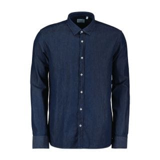 Hang On W243asdiv Camicia Slim In Denim Casual Uomo