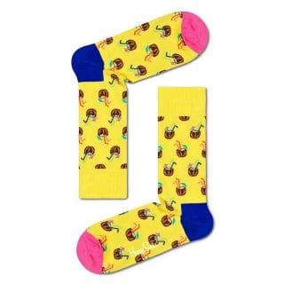 Happy Socks Cnc01 Cocunut Cocktail Sock Casual Uomo
