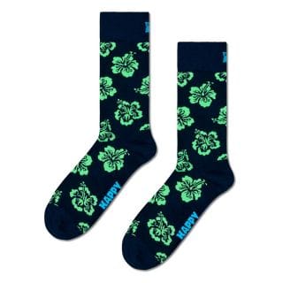 Happy Socks P002610 Calza Hibiscus Casual Uomo