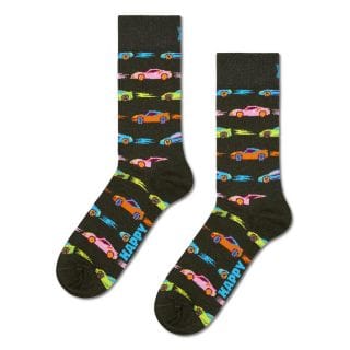 Happy Socks P003201 Calza Car Stripe Casual Uomo
