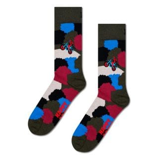 Happy Socks P003205 Calza Motor Bike Speed Casual Uomo