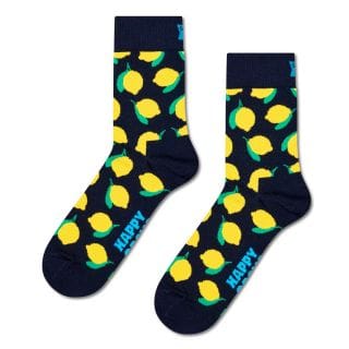 Happy Socks P004557 Lemon Short Crew Sock (6 Pck) Casual Uomo