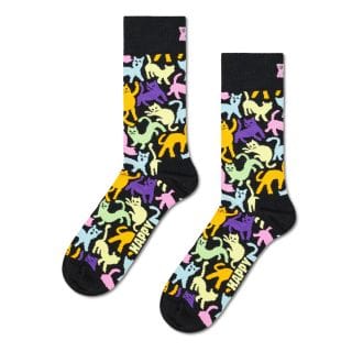 Happy Socks P006473 Cat Sock Casual Donna