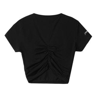 Hinnominate Hmabw01510 T-shirt Cropped Arricciata Casual Donna
