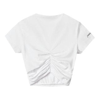 Hinnominate Hmabw01510 T-shirt Cropped Arricciata Casual Donna