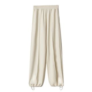 Hinnominate Hmabw01994 Pantalone Coulisse Con Nervature In Viscosa Donna Casual Donna