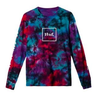 Huf 71420mc000028 Maglia Ml Prism Wash Domestic Street Style Uomo