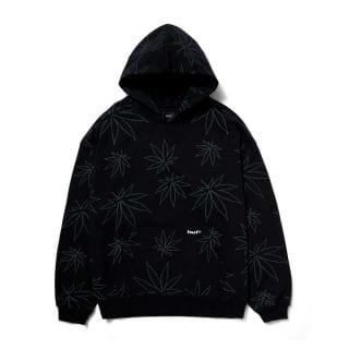 Huf Fl00205 Felpa Con Cappuccio Plantlife Street Style Uomo