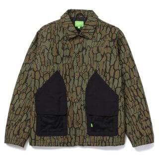 Huf Jk00382 Giacca Workwear  Hudson Camo Street Style Uomo